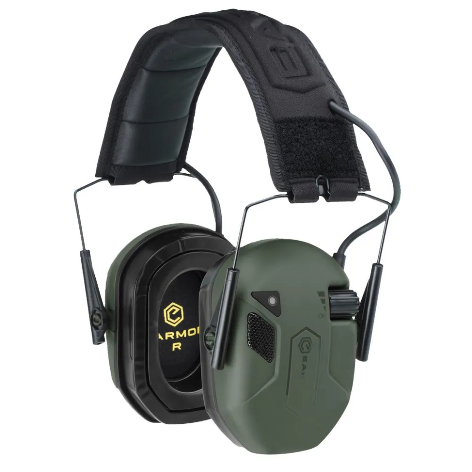 Наушники активные EARMOR M300A-FG, NRR 22, зеленые