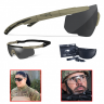 Тактические очки для стрельбы с баллистической защитой WILEYX Saber Advanced Matte Tan (Clear-Grey-Rust)