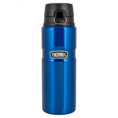 Термос для напитков THERMOS SK4000 Stainless Steel 0,71л, нерж.сталь, синий, 155955