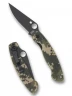 Складной нож SPYDERCO Military Model Camo, клинок черный P (C36GPCMOBK)