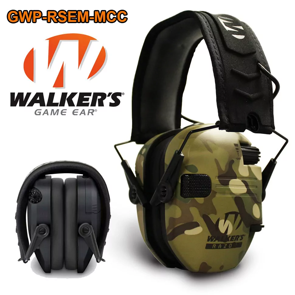 Активные наушники для стрельбы WALKERS Razor, Multicam Camo