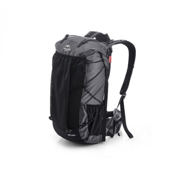 Рюкзак туристический NATUREHIKE Rock, 40L+5L, 26х18х56см, черный