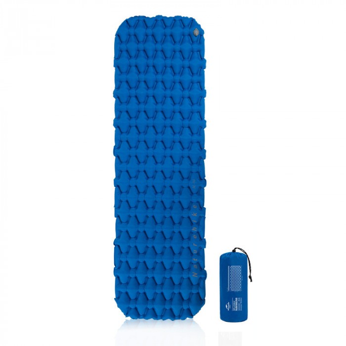 Коврик надувной NATUREHIKE FC10, 1 местный 195х59х6.5см, голубой